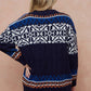 Long Sleeve Oversized Cable Knit Sweater Cardigan