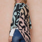 Leopard Patterned Sweater Poncho Shawls Cape