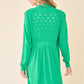 Women Lightweight Long Sleeve Soft Drape Open Front  Cardigan