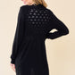 Women Lightweight Long Sleeve Soft Drape Open Front  Cardigan