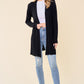 Women Lightweight Long Sleeve Soft Drape Open Front  Cardigan