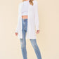 Women Lightweight Long Sleeve Soft Drape Open Front  Cardigan