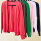 Women's Lightweight V-neck Buttoned Cardigan