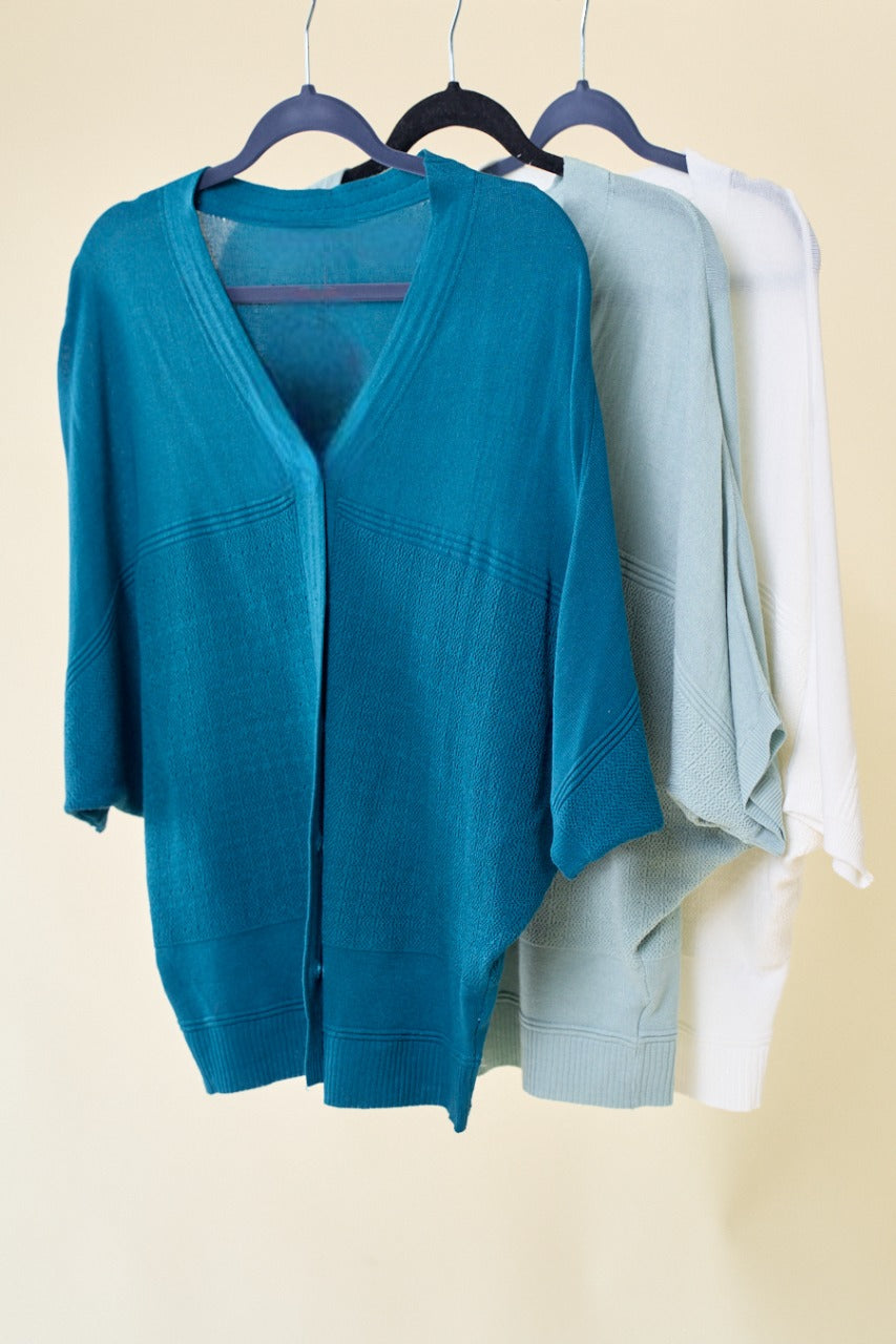 Women Lightweight Dolman Sleeve Cardigan