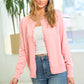 Women's Lightweight Crewneck Cardigan Sweater