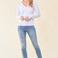 Women's Lightweight V-neck Buttoned Cardigan