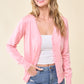 Women's Lightweight V-neck Buttoned Cardigan